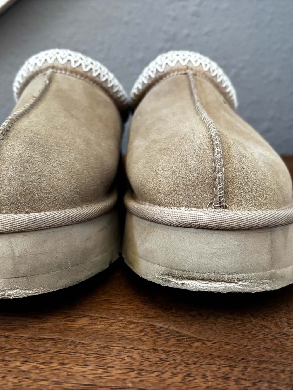 UGG Slip-On Suede Mules in Tan Women Size 11 - Picture 6 of 14